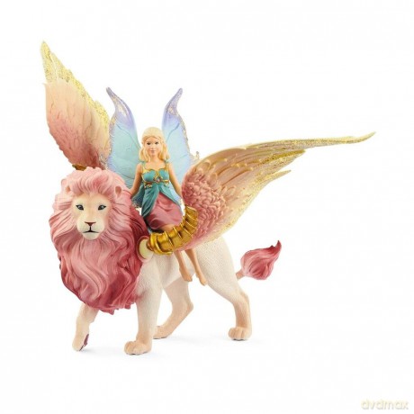 Schleich - Bayala - Fairy in Flight on Winged Lion (70714) [FIGURKA]