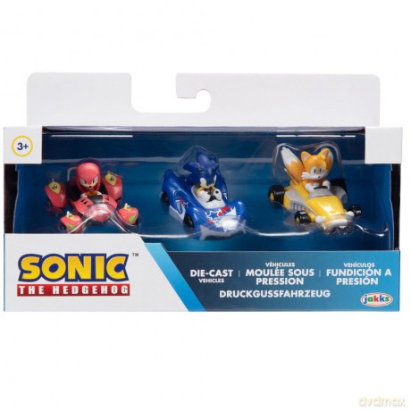Sonic - 1:64 Die-cast Vehicles 3-pack (414884) [FIGURKA]