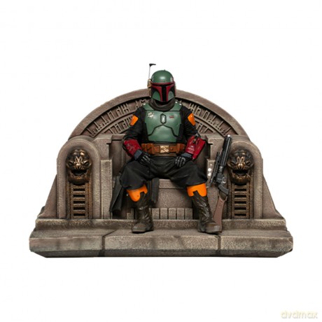 Star Wars - Boba Fett on Throne Statue Delux Art Scale 1/10 [FIGURKA]