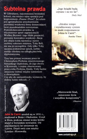Subtelna prawda - le Carré John [KSIĄŻKA]