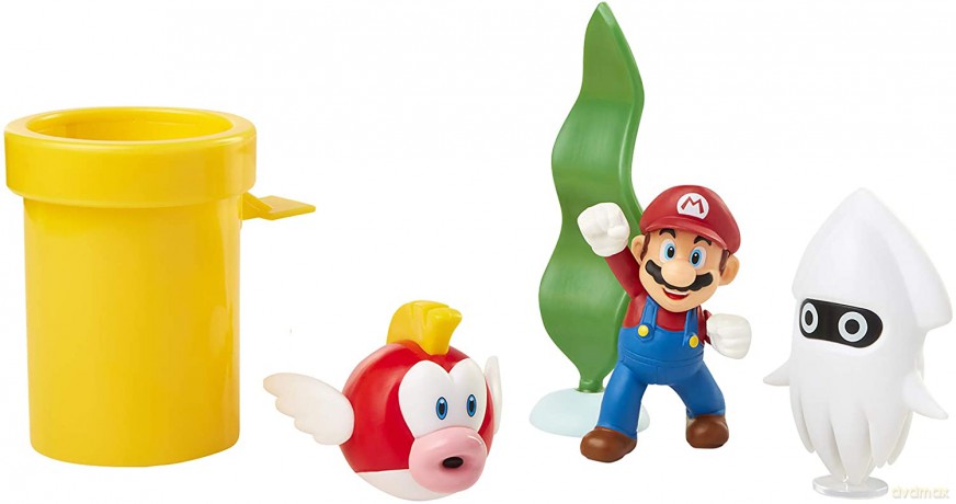 Super Mario - 6 cm Underwater Diorama Set (400164) [FIGURKA]