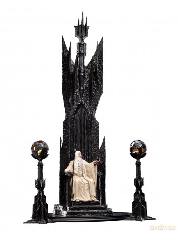 The Lord of the Rings - Saruman the White on Throne Statue [FIGURKA]