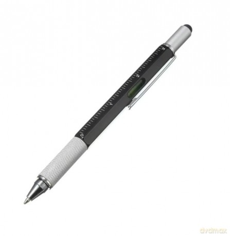 6 In 1 Multitool Pen Black