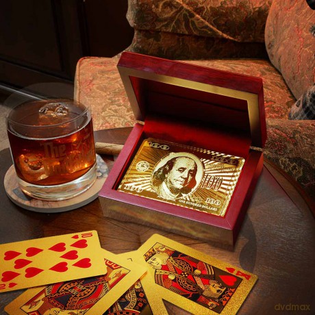 Gold Playing Cards Giftbox