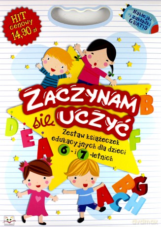 Teczka zaczynam sie uczyć. Zestaw książeczek edukacyjnych dla dzieci 6- i 7-letnich [KSIĄŻKA]