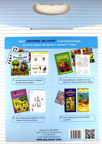 Teczka zaczynam sie uczyć. Zestaw książeczek edukacyjnych dla dzieci 6- i 7-letnich [KSIĄŻKA]