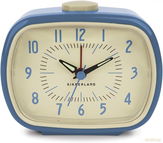 Retro Alarm Clock + Blue (AC08-BL-EU)