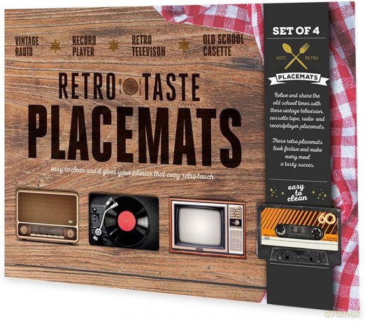 Retro Placemats - Set of 4 (03777)