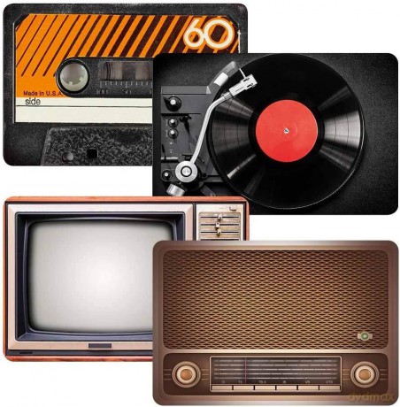 Retro Placemats - Set of 4 (03777)