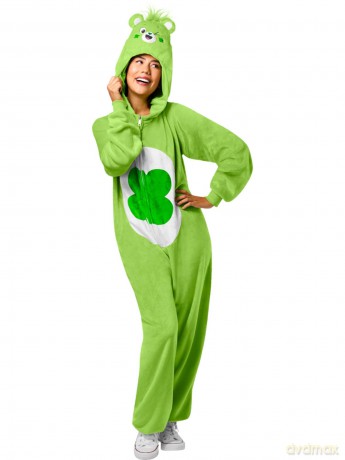 Rubies - Care Bears - Good Luck Bear Adult Onesie (Size S-M) (703067)