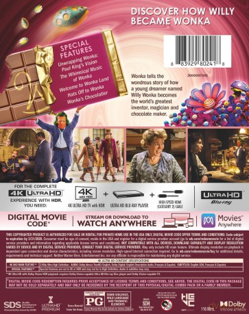 Wonka [Blu-Ray 4K]