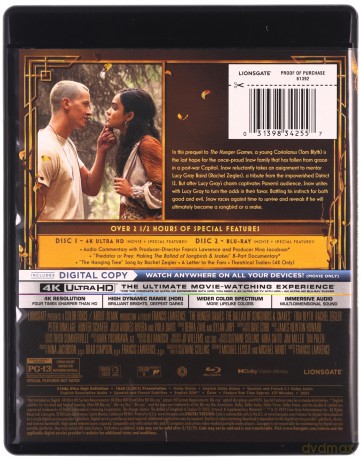 The Hunger Games: The Ballad of Songbirds & Snakes (Igrzyska śmierci: Ballada ptaków i węży) [Blu-Ray 4K]+[Blu-Ray]