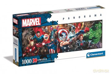 CLEMENTONI 1000 el. Panorama Marvel The Avengers 39839 [PUZZLE]
