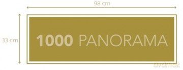 CLEMENTONI 1000 el. Panorama Marvel The Avengers 39839 [PUZZLE]