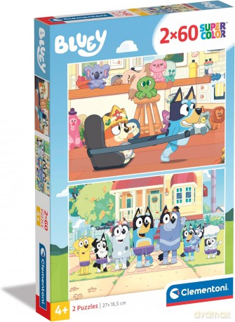CLEMENTONI 2x60 el. Bluey 24813 [PUZZLE]