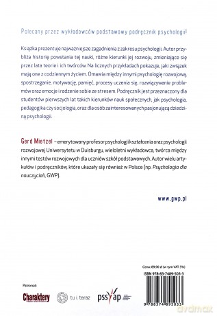 Wprowadzenie do psychologii - Mietzel Gerd [KSIĄŻKA]