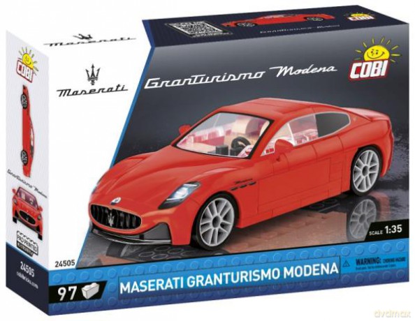COBI 24505 Samochód Maserati GranTurismo Modena 97 klocków [KLOCKI]