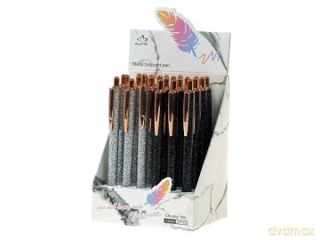 Długopis brokatowy Niebieski tusz 583825, mix