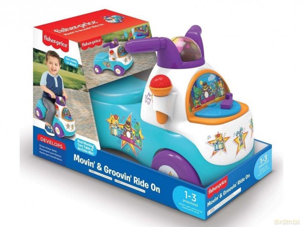 Jeździk Fisher Price disco niebieski 507981