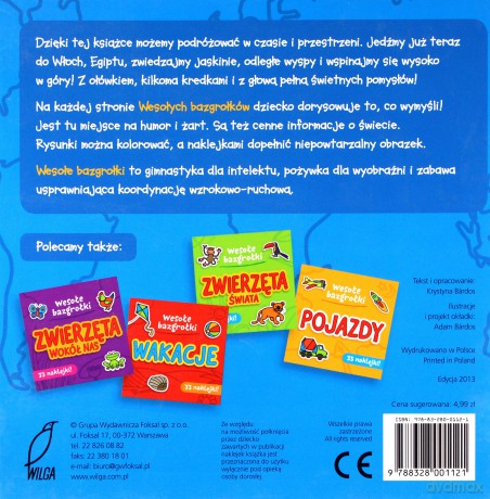 Podróże Wesołe Bazgrołki - Krystyna Bardos Adam Bardos [KSIĄŻKA]