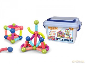 Klocki magnetyczne 36 elementów BKLO3990 [KLOCKI]