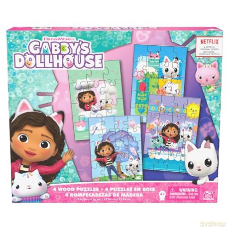Koci Domek Gabi Puzzle 4w1 6067990
