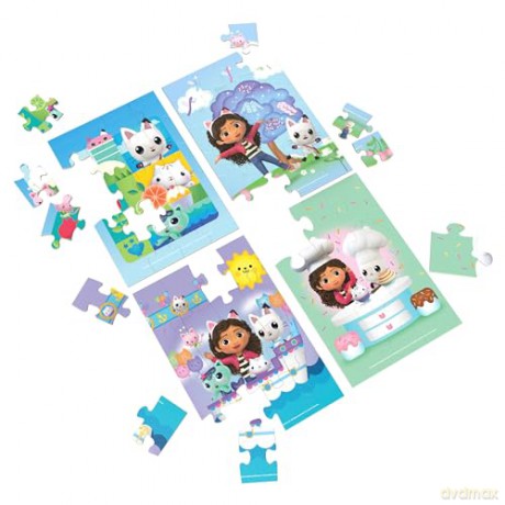 Koci Domek Gabi Puzzle 4w1 6067990