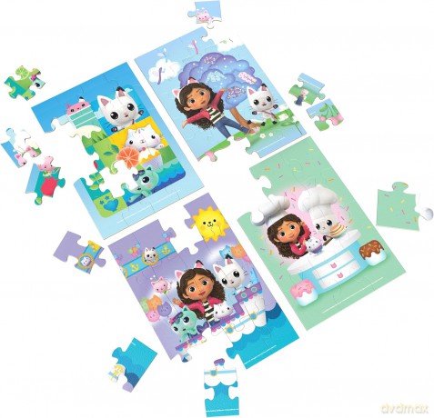 Koci Domek Gabi Puzzle 4w1 6067990