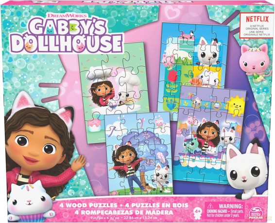 Koci Domek Gabi Puzzle 4w1 6067990