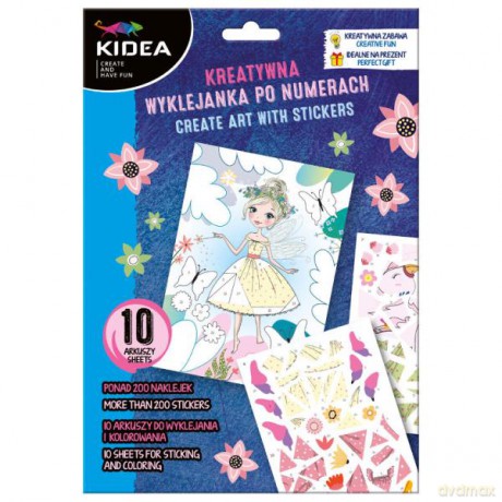 Kreatywna wyklejanka po numerach Magiczny świat