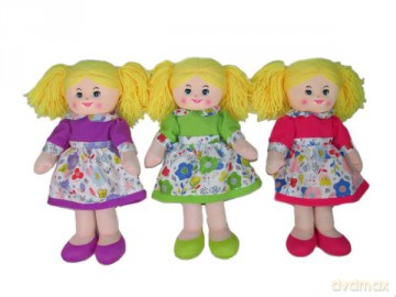 Lalka szmacianka 50cm 3 wzory 165459 mix