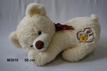 Maskotka Miś beżowy 51cm Kiss me 129086