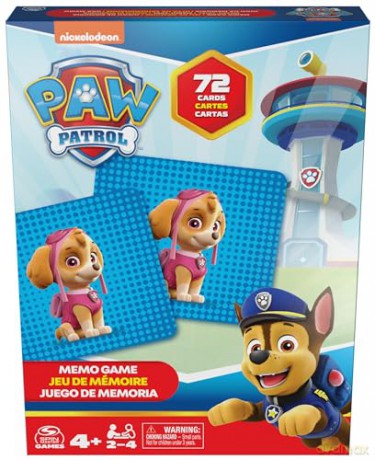 PAW PATROL Psi Patrol gra Memo 72 karty 6066834 [GRA]