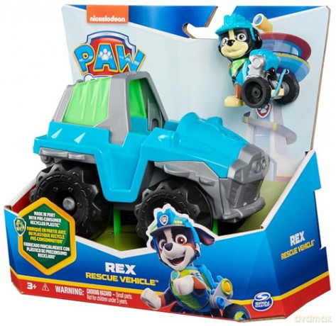 PAW PATROL Psi Patrol Pojazd ratunkowy Rexa 6069070 [FIGURKA]