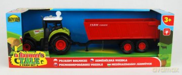 Traktor z przyczepą w pudełku (dźwięki) 030485