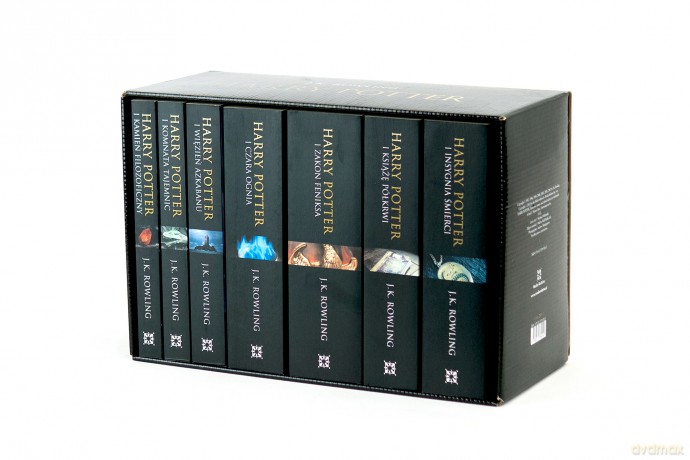 Harry Potter Siedmiopak Tom 1-7 Czarna Edycja (wydanie 2024) - J.K. Rowling [KSIĄŻKA]