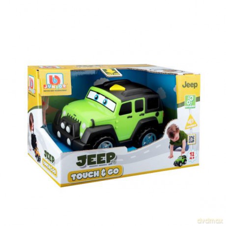 Bburago junior 81801 Jeep Wrangler z dźwiękiem, zielony