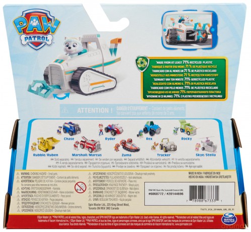 PAW PATROL Psi Patrol Pojazd pług śnieżny Everesta 6068772 [FIGURKA]