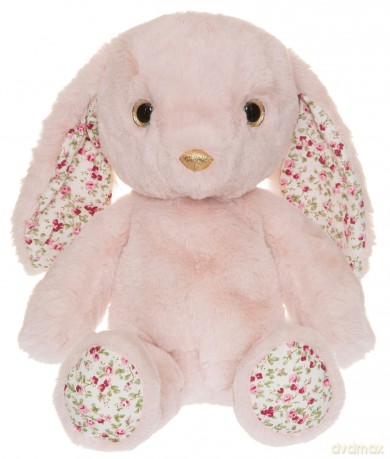 Teddykompaniet - Bunnies - Flora, Dusty Rose - TK3052