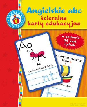 Angielskie Abc Ścieralne Karty Edukacyjne (TW) [KSIĄŻKA]