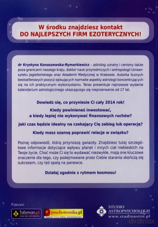 Astrocalendarium 2014 - Krystyna Konaszewska-Rymarkiewicz [KSIĄŻKA]