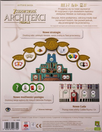 Architekci 7 Cudów Świata Medale [GRA PLANSZOWA]