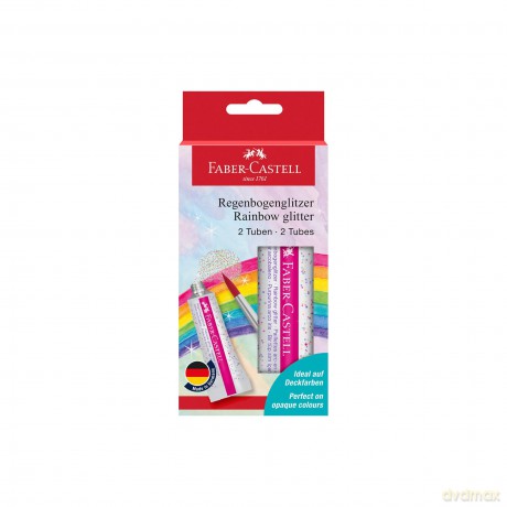 Brokat w żelu Rainbow Faber-Castell 12 ml 2 szt.