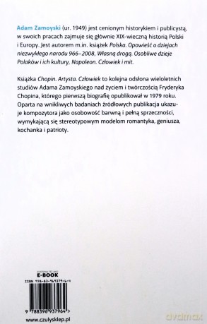 Chopin. Artysta. Człowiek - Adam Zamoyski [KSIĄŻKA]