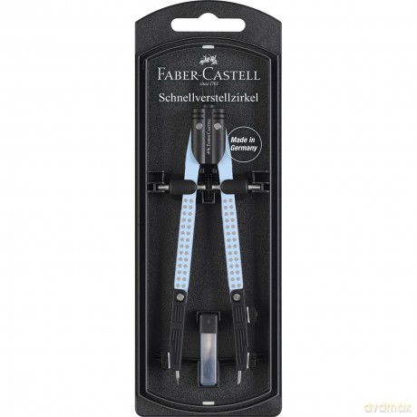 Cyrkiel Grip 2001 Faber-Castell jasnoniebieski
