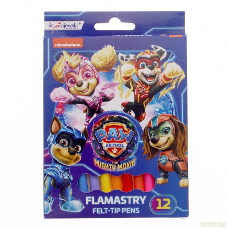 Flamastry Psi Patrol 12 kolorów