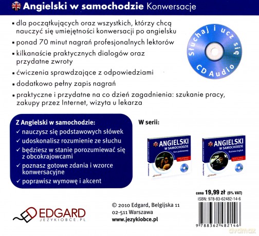 Angielski W Samochodzie Konwersacje (TW) (Audiobook) [CD]