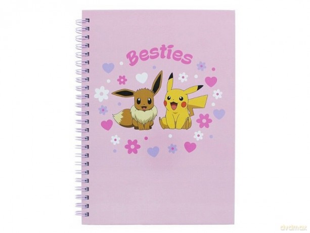 Kołonotes A5 Pokemon Besties PKBE5638
