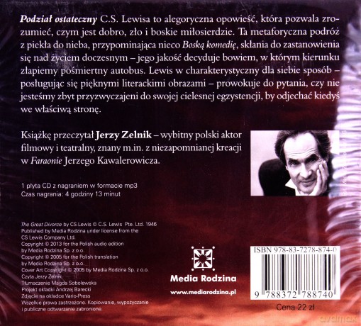 Podział Ostateczny (TW) - Clive Staples Lewis (Audiobook) [CD]