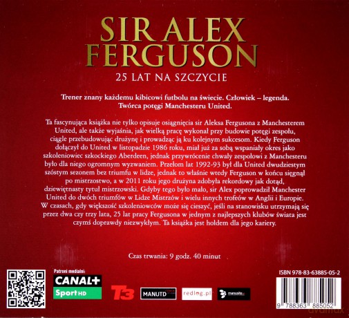 Sir Alex Ferguson 25 Lat Na Szczycie (TW) - David Meek Tom Tyrrell (Audiobook) [CD]